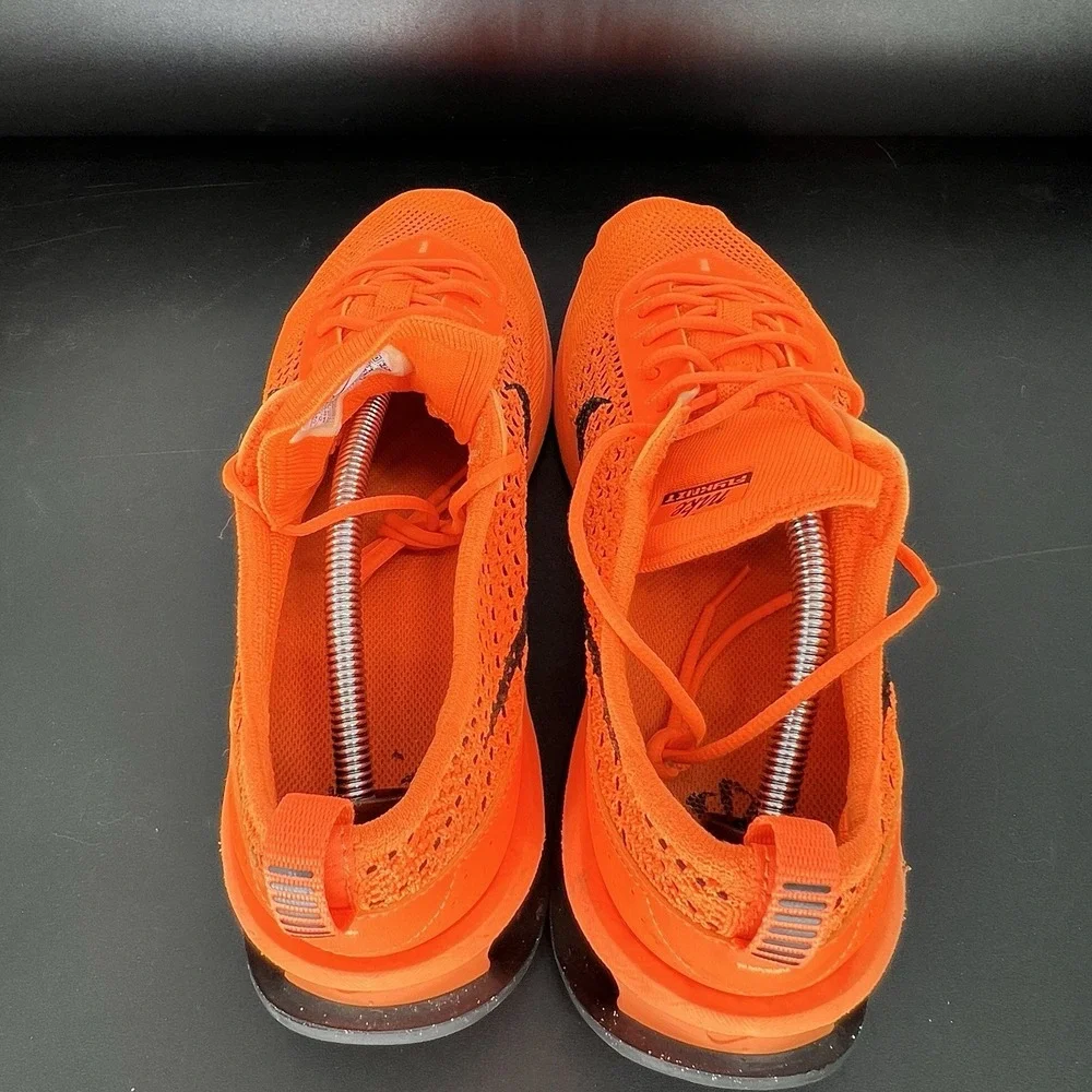 Nike Air Max Flyknit Racer Shoes Mens Size 11 Total Orange Running Sneakers‎